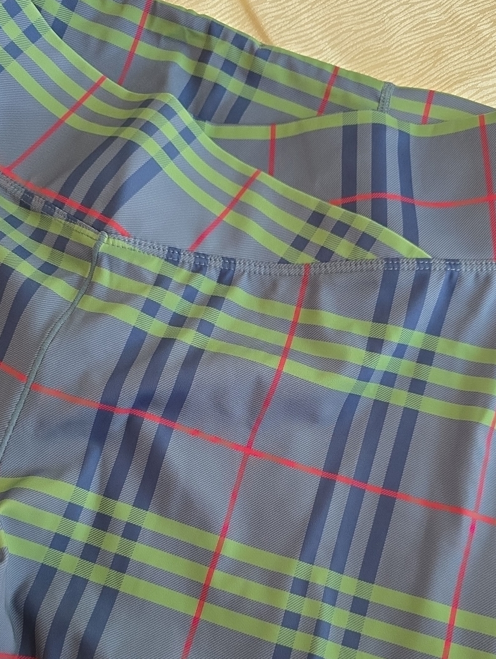 HALARA Plaid Pants, Bootcut, Office Or Athletic. Blue, Green, Red. Ladies XL - Picture 2 of 7